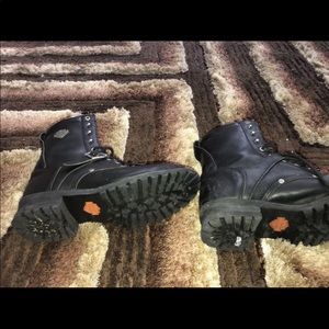 Harley Davidson motorcycle boots for men worn once